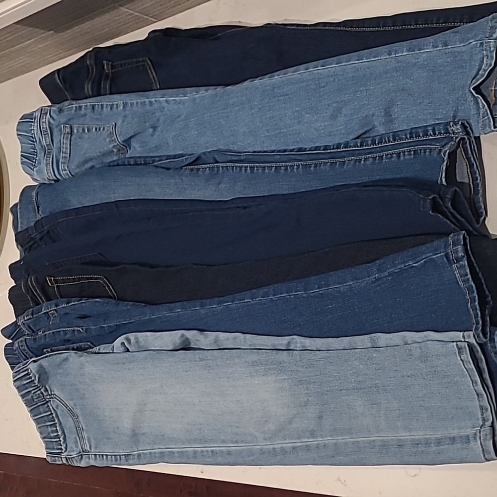 Girls size 7 jegging bundle ( 7 pairs!)
